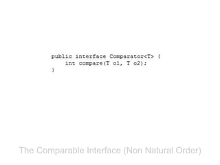 The Comparable Interface (Non Natural Order)
 