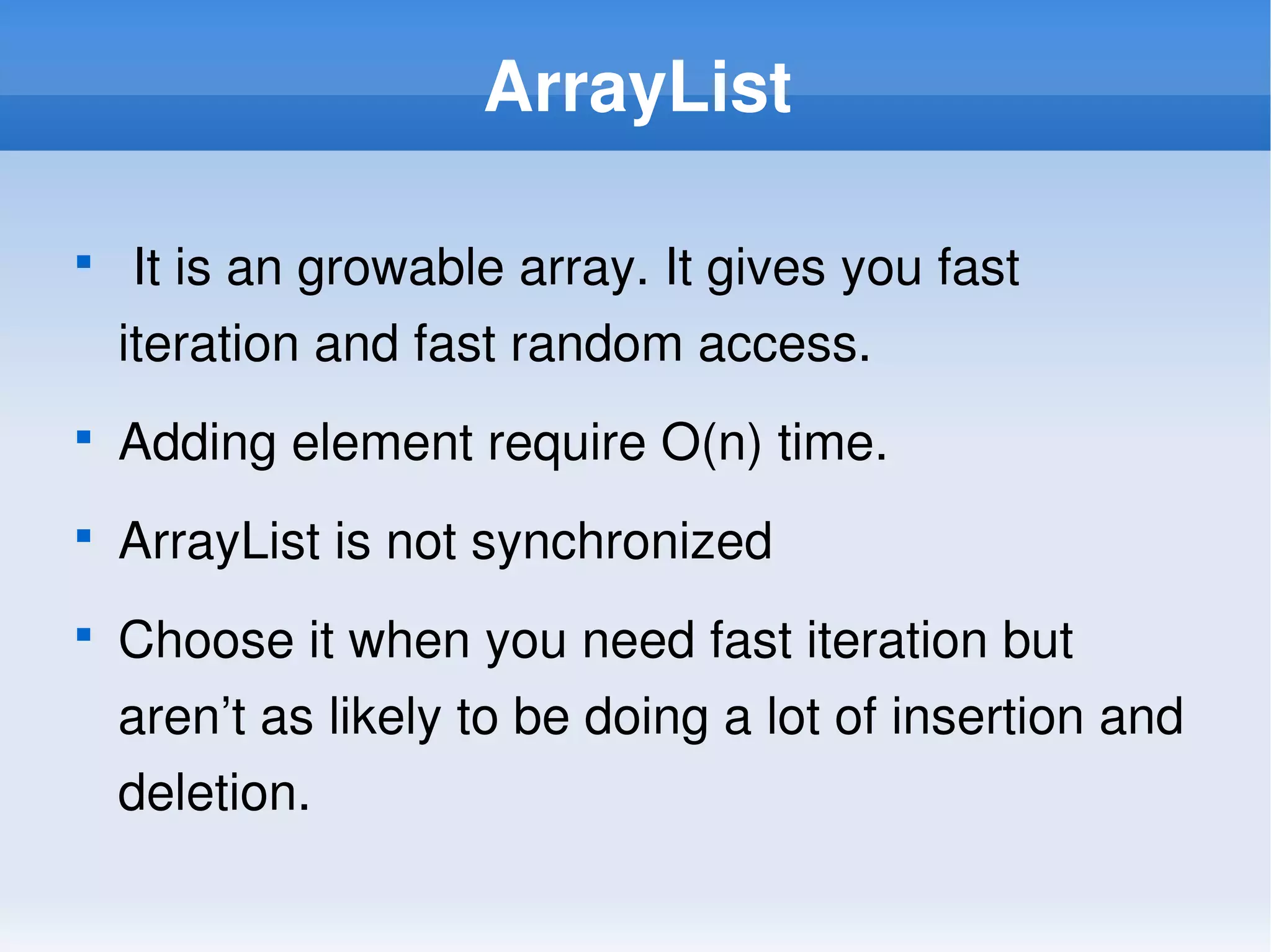 Java Collection framework