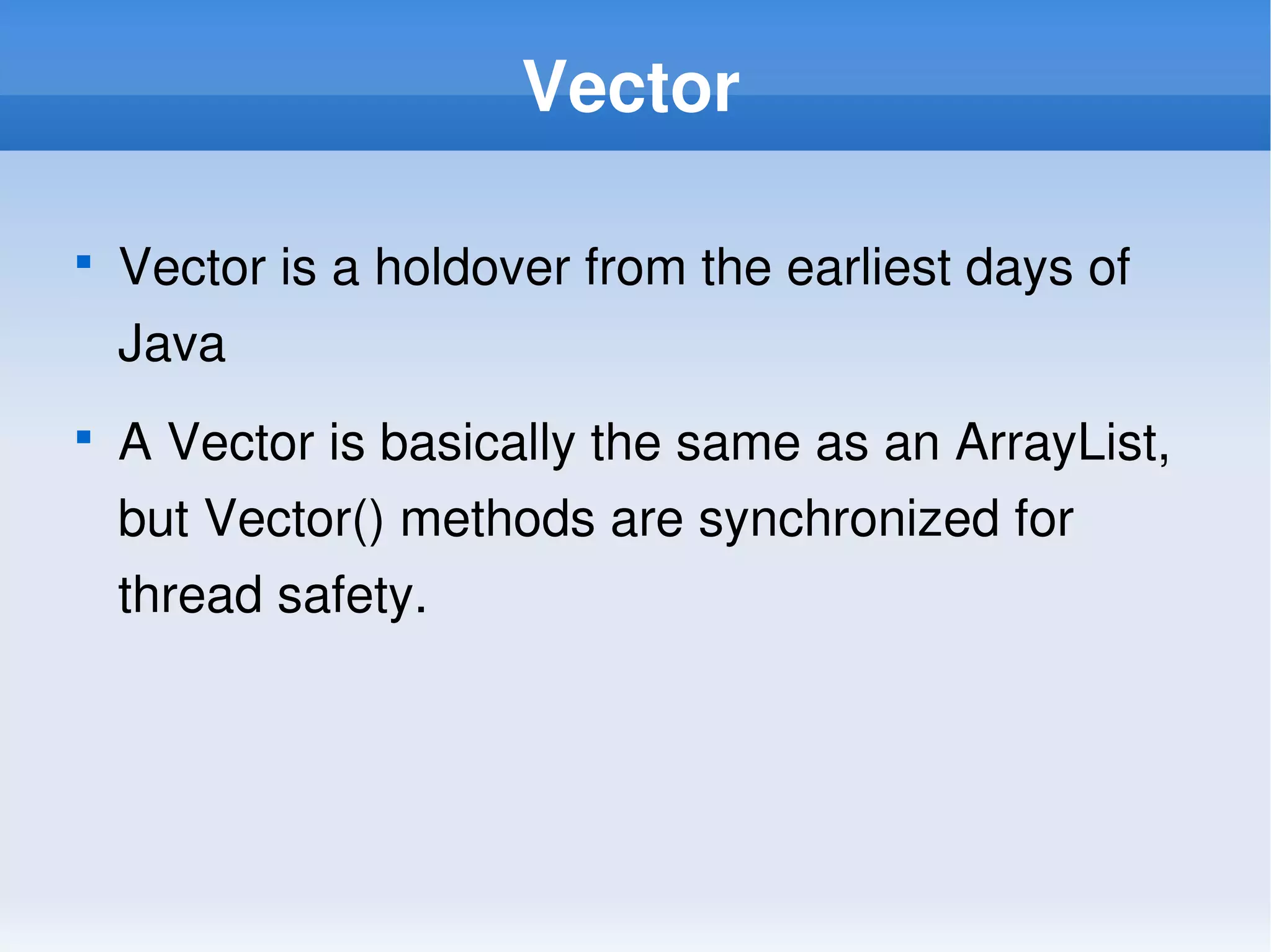 Java Collection framework