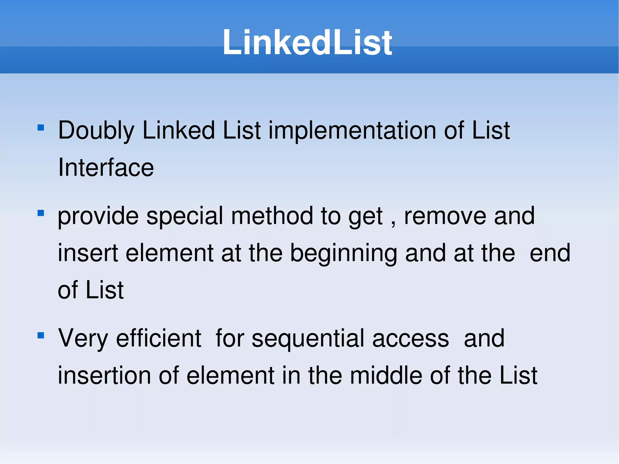 Java Collection framework