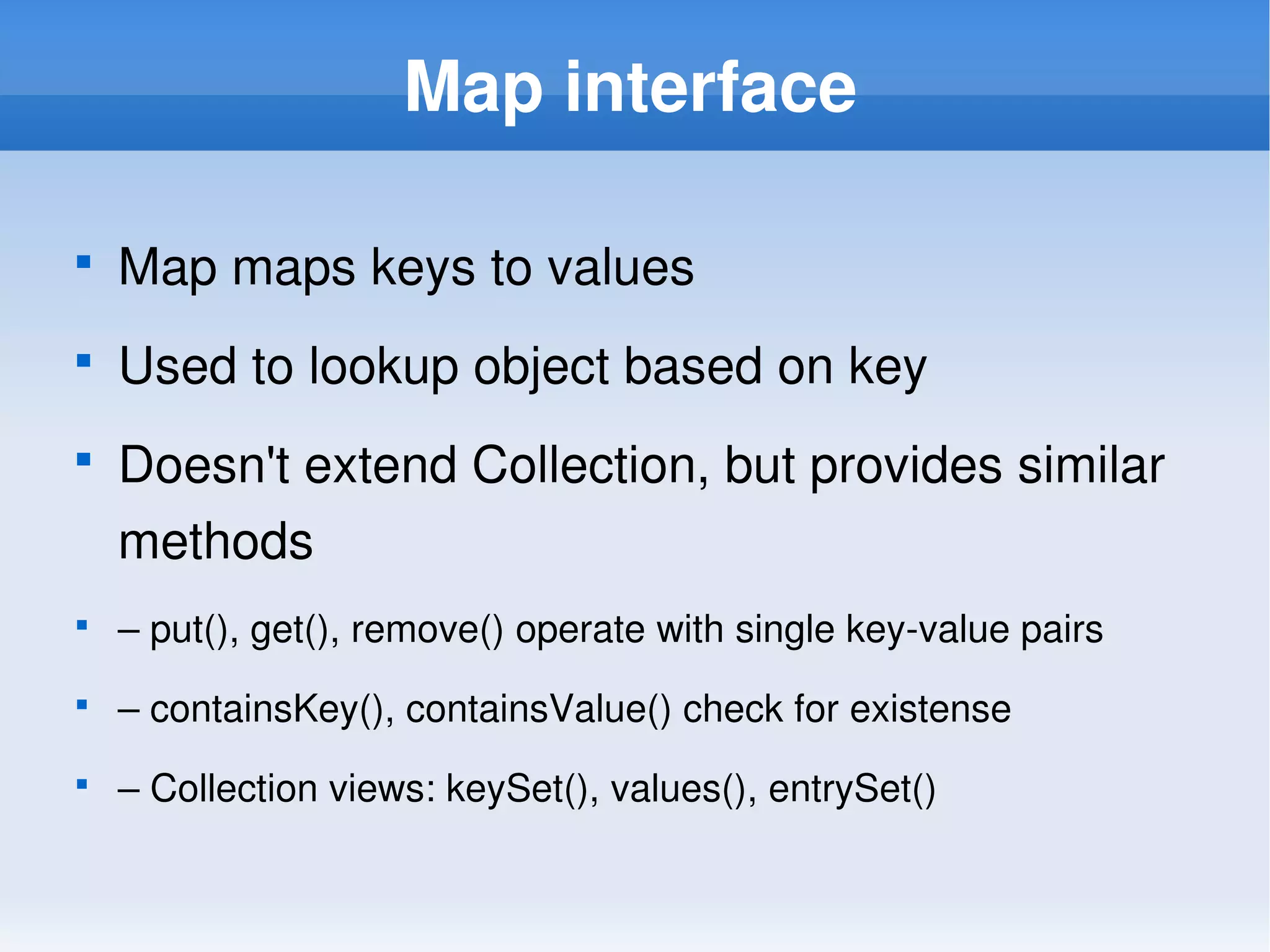 Java Collection framework