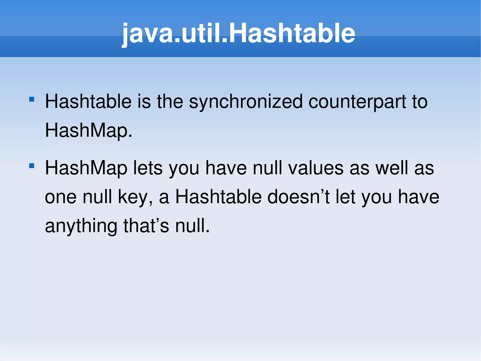 Java Collection framework