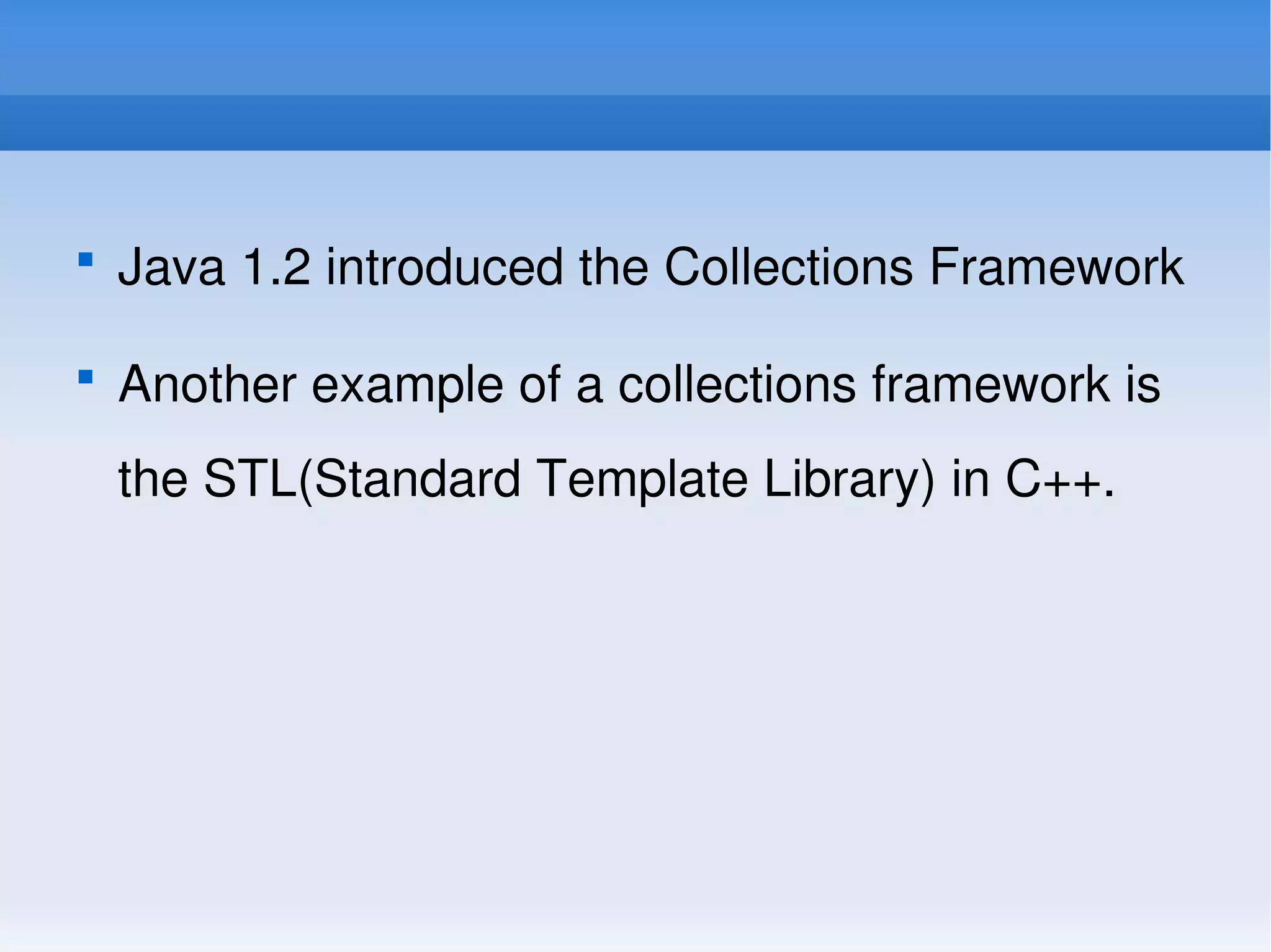 Java Collection framework