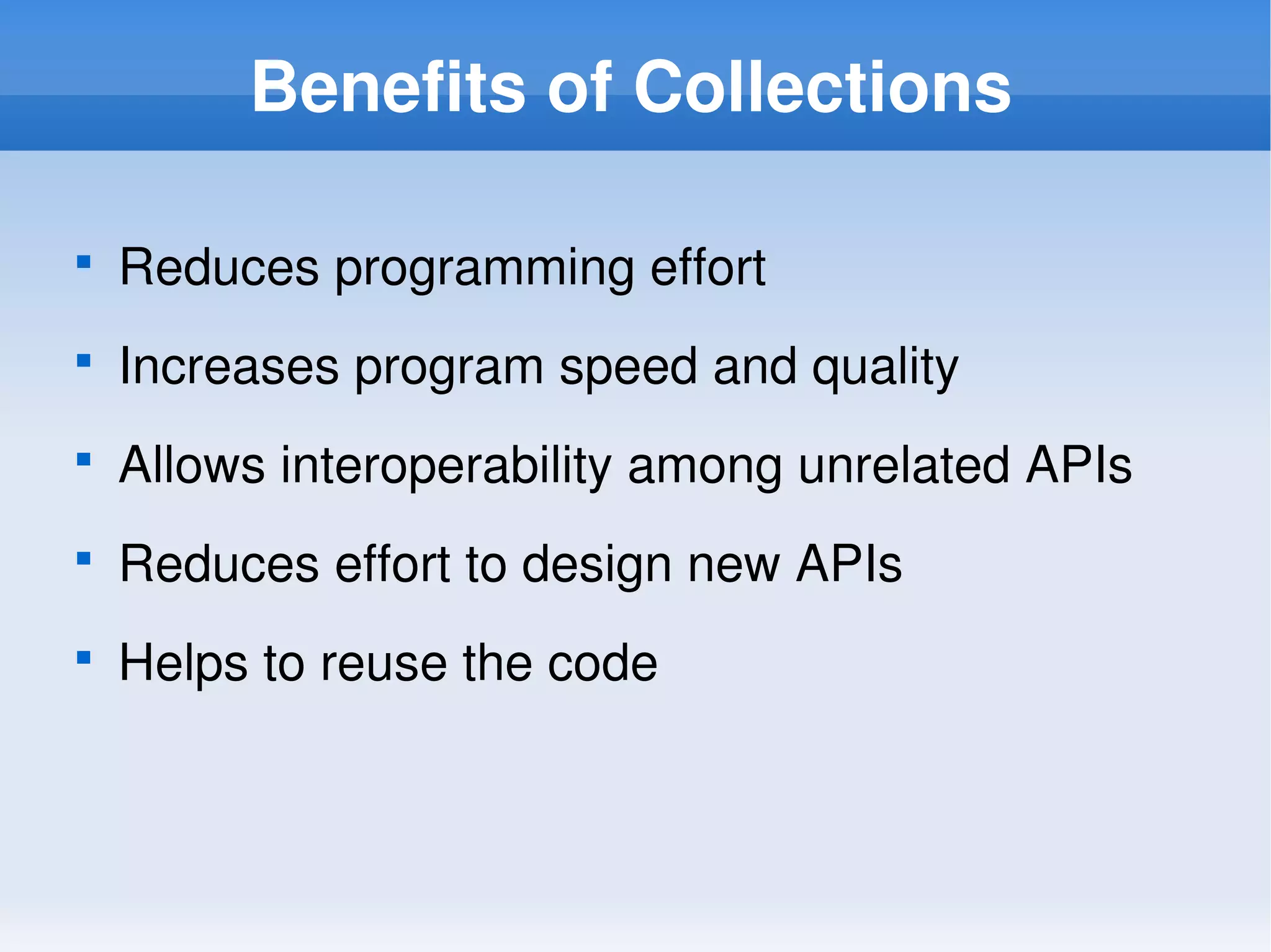 Java Collection framework