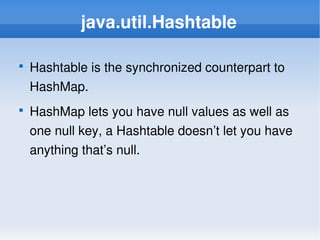 Java Collection framework