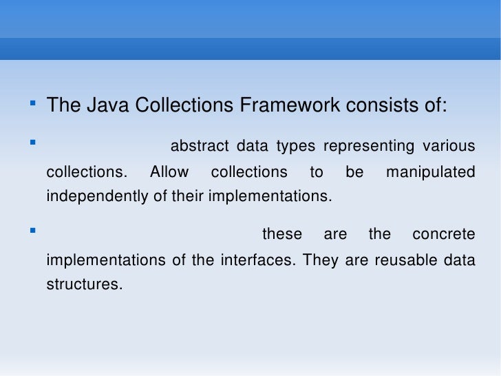 Java Collection framework