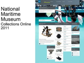 National Maritime Museum Collections Online   2011 