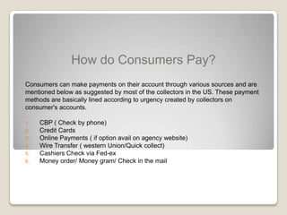 Every time an account is paid off, has to be reported to the Credit Bureau