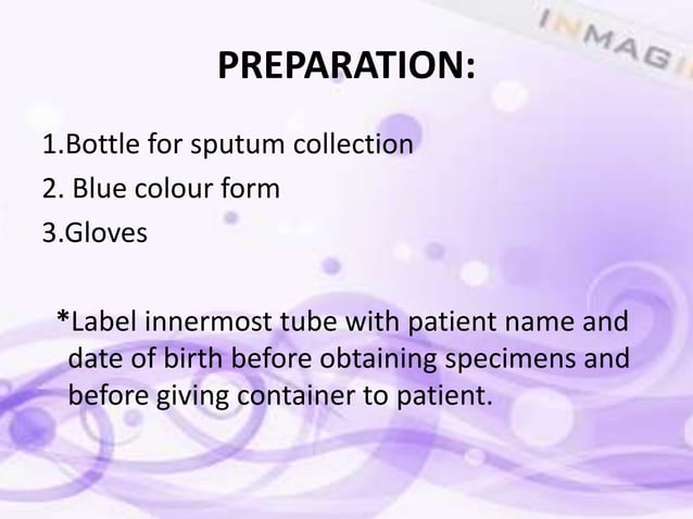 Collection sputum afb | PPTX