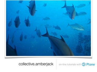 collective.amberjack   on-line tutorials with
 