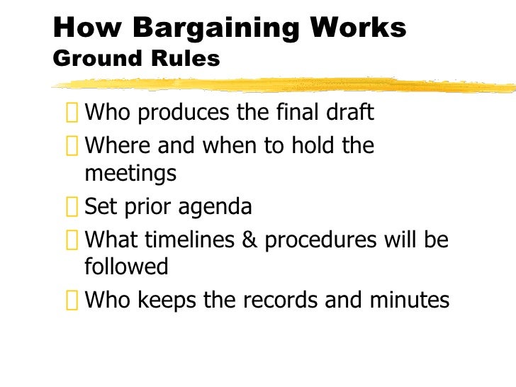 Collective Bargaining Rv