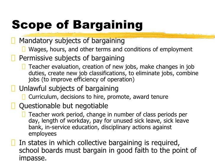 Collective Bargaining Rv