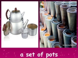 a set of pots 