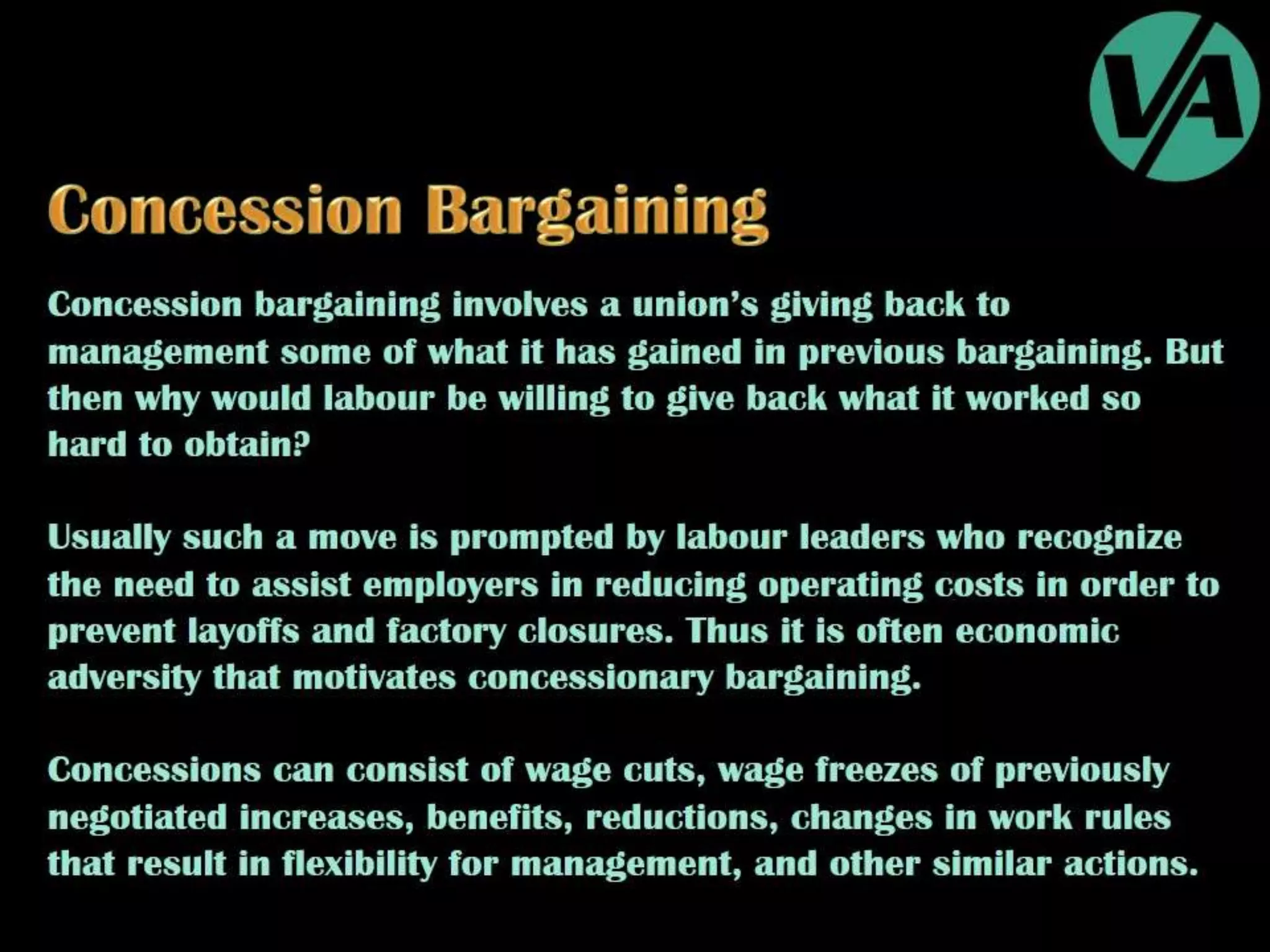 Collective Bargaining & Labour Relations