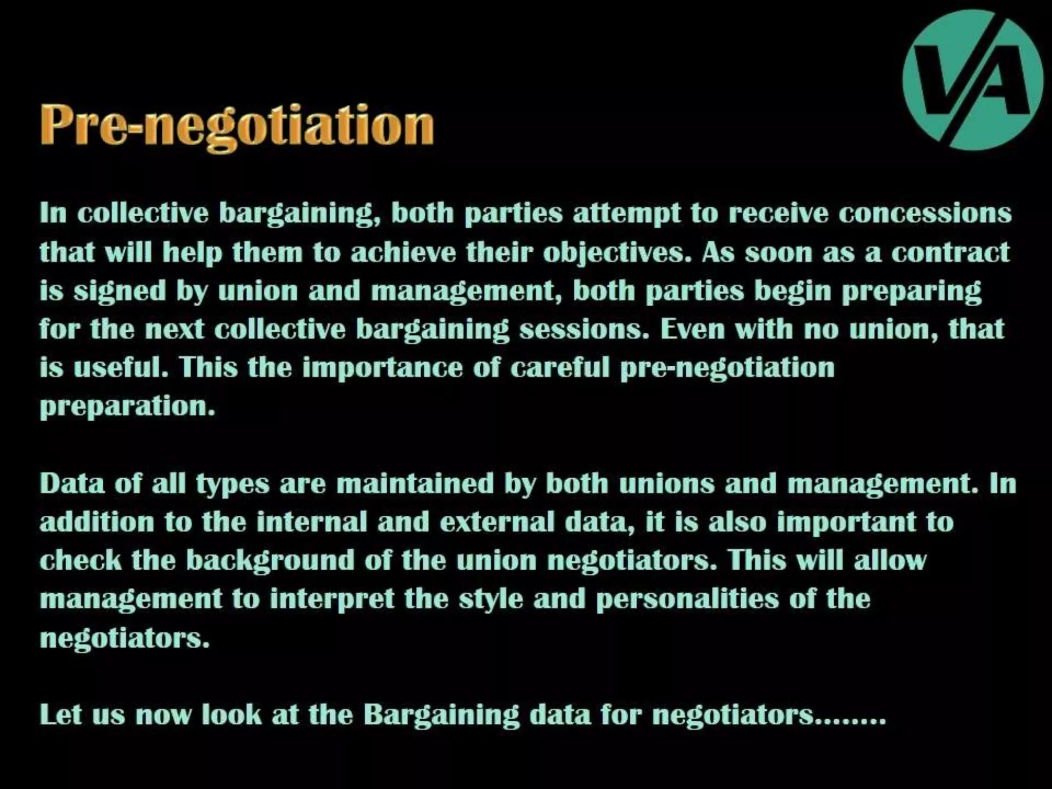 Collective Bargaining & Labour Relations