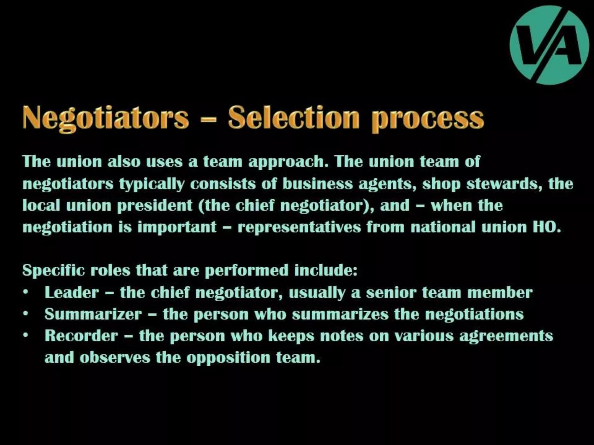 Collective Bargaining & Labour Relations