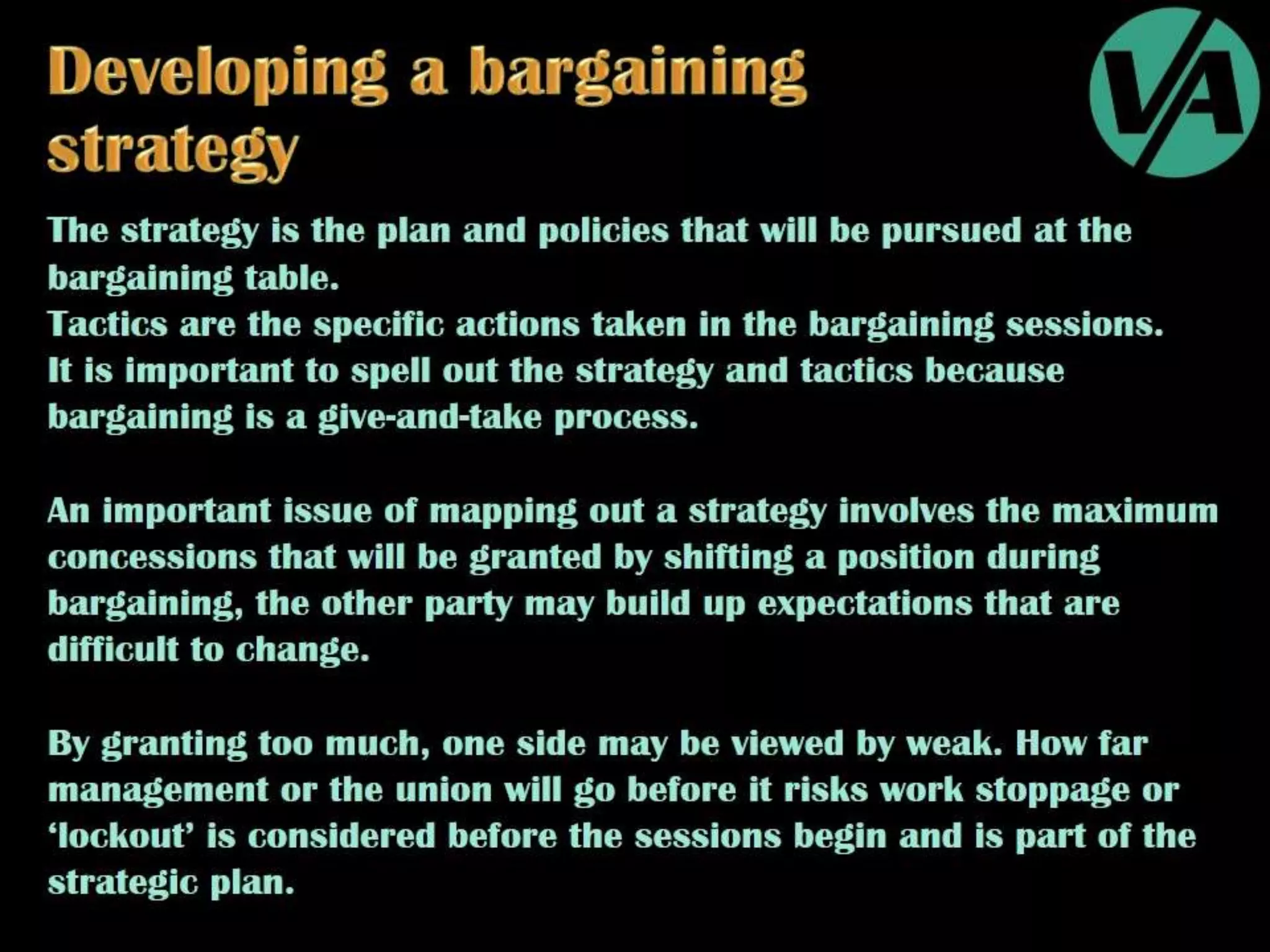 Collective Bargaining & Labour Relations