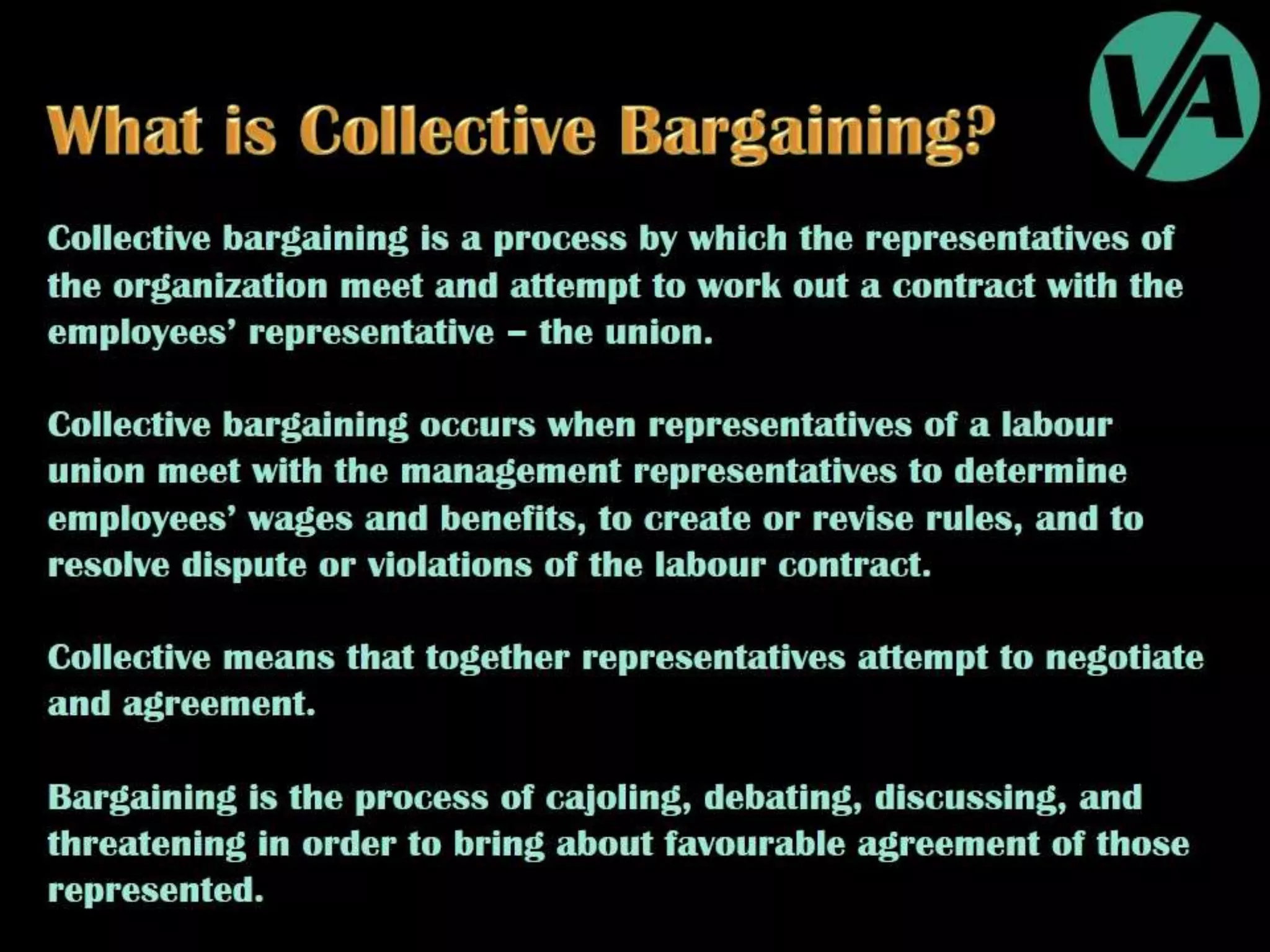 Collective Bargaining & Labour Relations