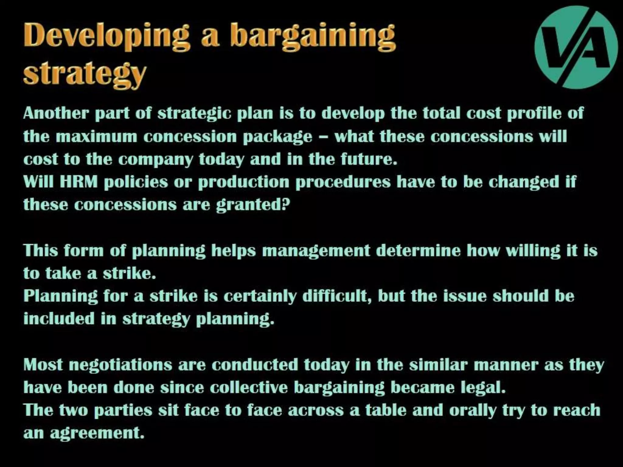 Collective Bargaining & Labour Relations