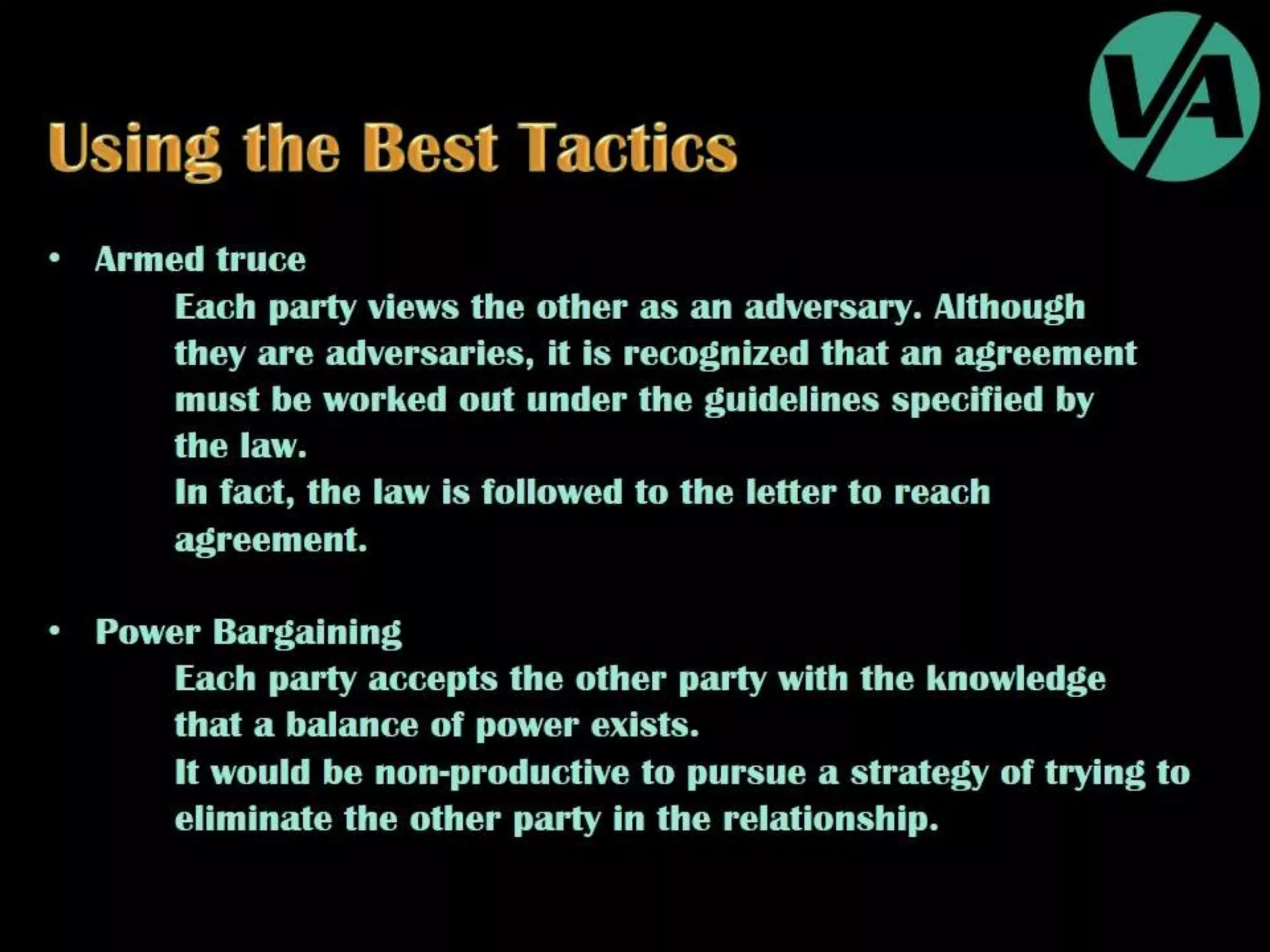 Collective Bargaining & Labour Relations