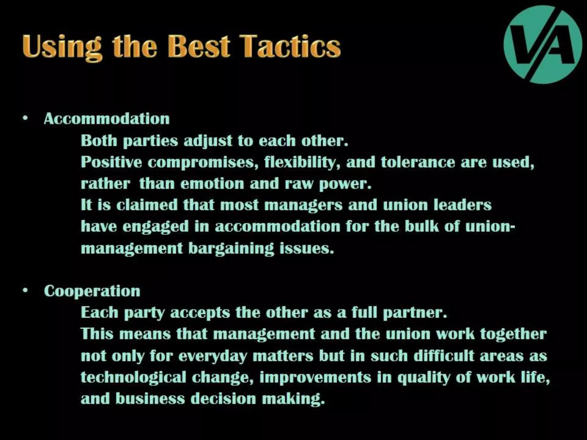 Collective Bargaining & Labour Relations