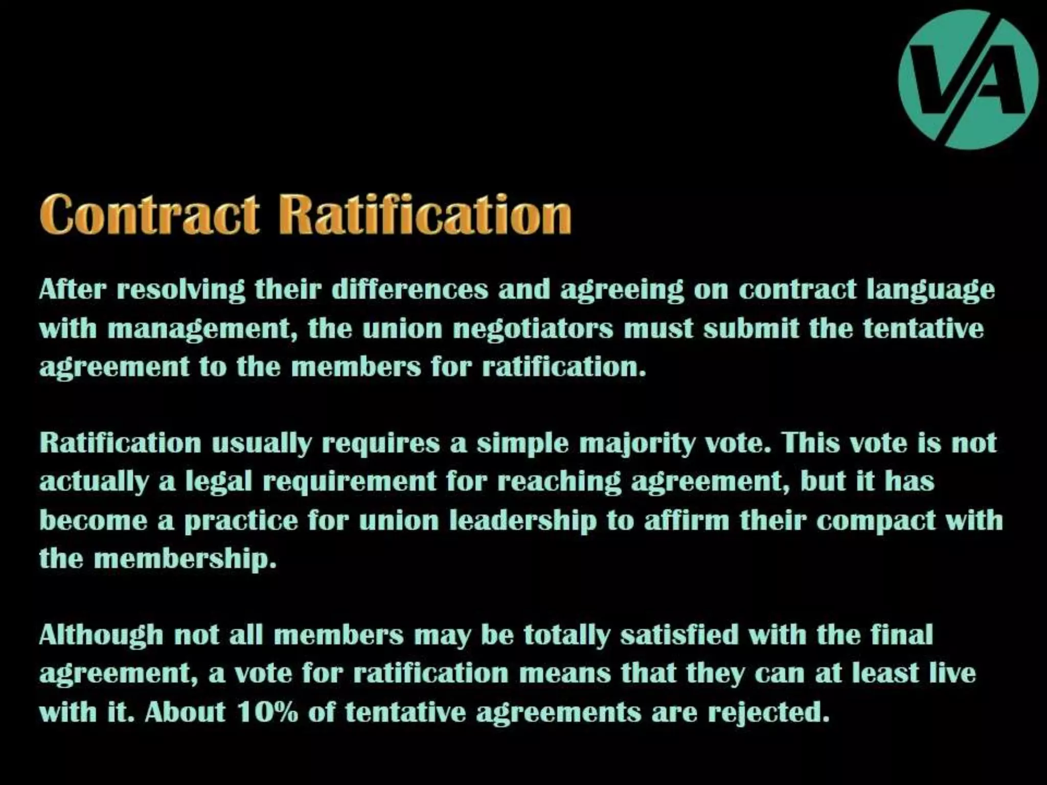 Collective Bargaining & Labour Relations