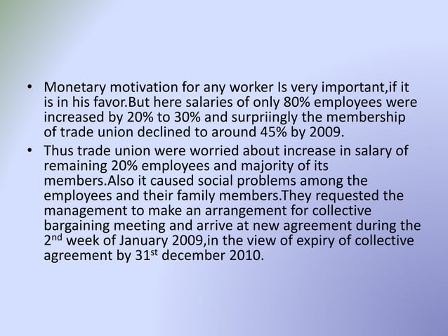 collective bargaining case study