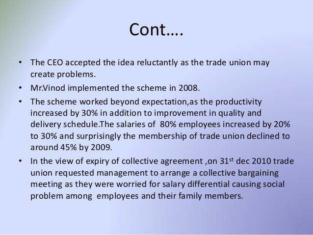 collective bargaining case study