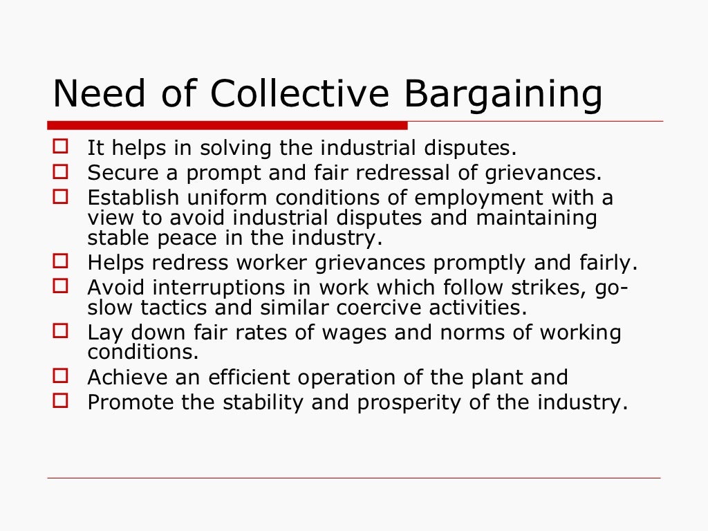Collective bargaining