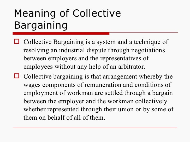 Collective Bargaining
