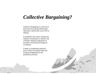 Collective bargaining and its future trends