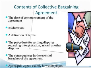 Collective bargaining for class | PPT