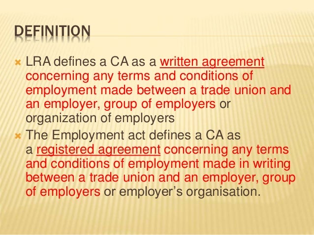 Collective Bargaining Labour Law Kenya Cba Agreements