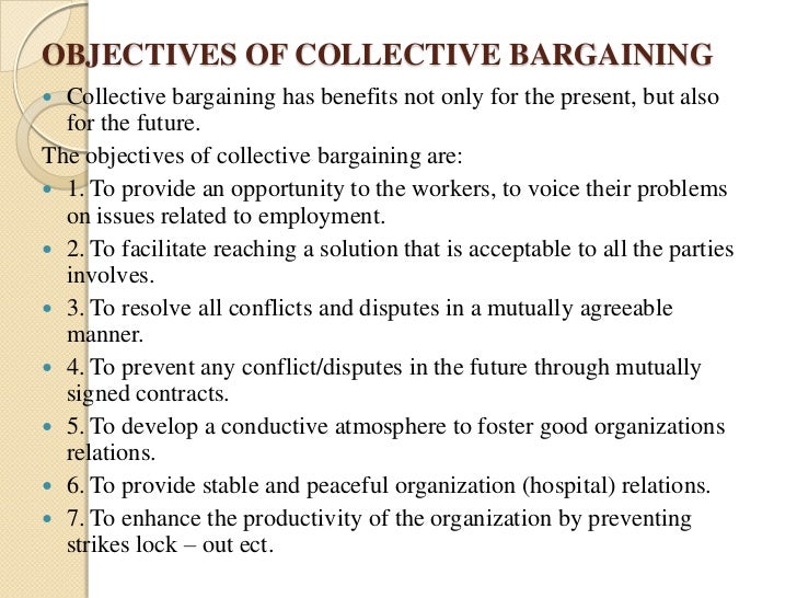 collective agreement bargaining of rights Collective barganing