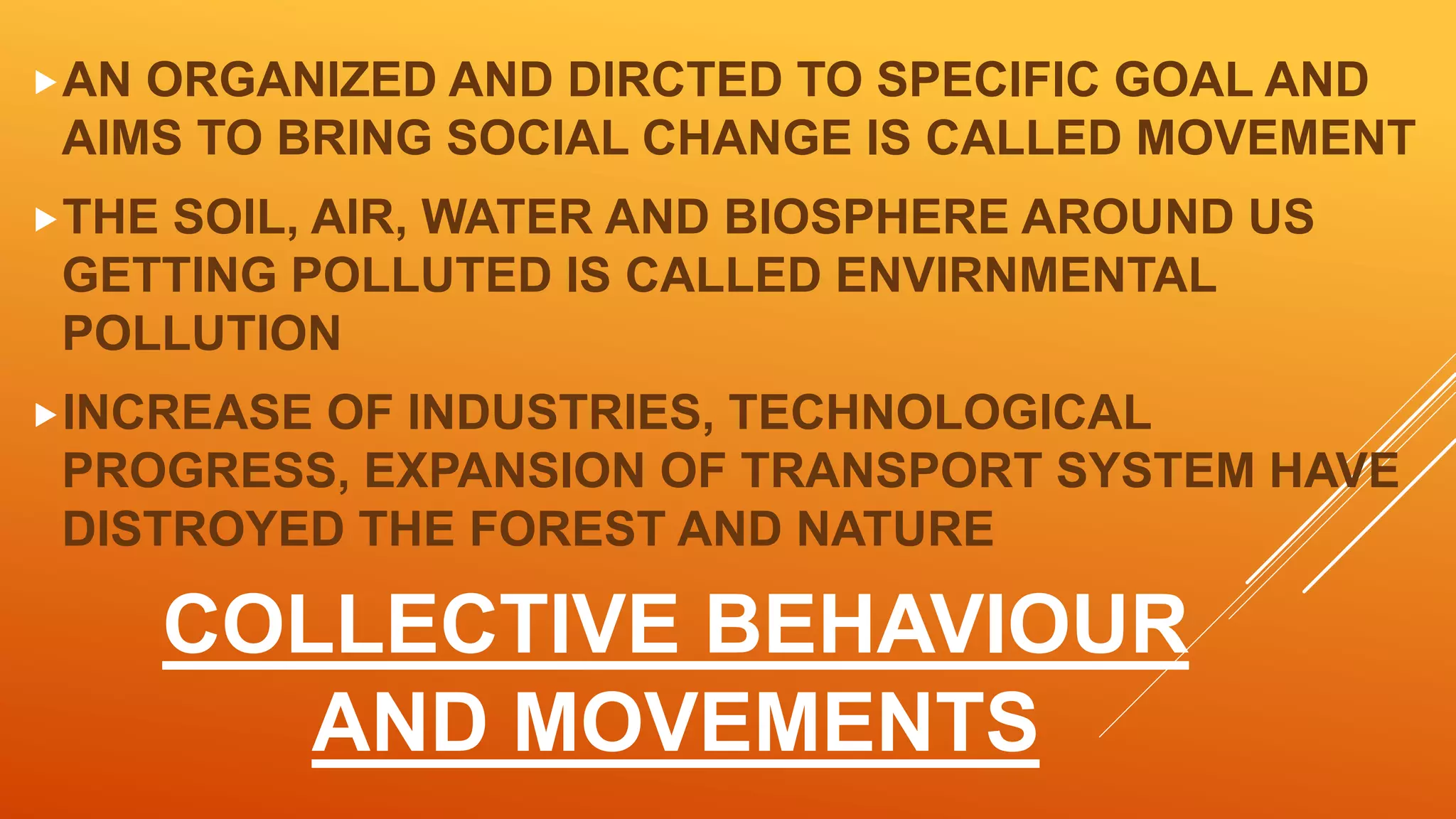Collective behaviour and protests | PPTX