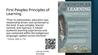 Collective conversations exploring indigenous-informed pedagogy in ...