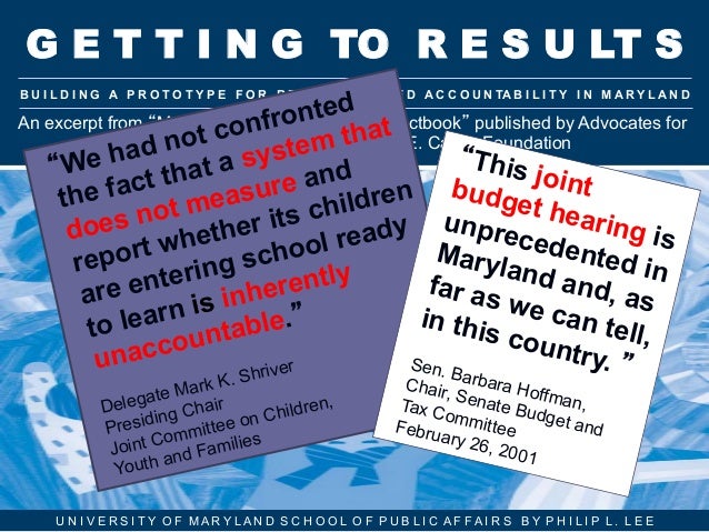 Achieving Measurable Collective Impact With Results Based Accountabil
