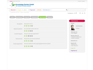 Sie befinden sich hier: ->Ideen->OnBoarding
Bauchgefühl:
Begeisterungsfaktor:
Ausarbeitungsgrad:
Realisierbarkeit:
Einsparungspotential:
Idee spricht mich an
Da macht jeder Kunden sofort mit
Wie gut ist die Idee ausgearbeitet?
Wie gut lässt sich die Idee realisieren?
Wie hoch schätzen Sie das Einsparungspotential beim Kunden?
*****
zurück
*****
*****
*****
*****
Beschreibung Version (1) Diskussion (3) Bewertung (4) Status (2)
Übersicht I Fragen I Ideen I Prognosen I Aufrufe I MeinBereich I
Wissenswertes
Initiator
Mitstreiter (1)
• Karin Wagner
Ähnliche Ideen (2)
• Ankleide im SteamPunk
• Mobile Umkleiden
Beobachter (7)
Experten (2)
• Wilfried Kunz
• Peter Neumann
Fragen (3)
Prognosen (1)
Kati Rosenberg
Verkauf
 