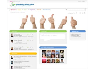 Sie befinden sich hier: ->Übersicht
Deine Idee?Neue Ideen
Lerne Deine Kollegen kennen
Hier kannst Du deine Idee eingeben…
OnBoarding (2)
von Kati Rosenberg
angesehen (3) Kommentare (2) Mitstreiter(1)
Design Thinking (8)
von Frank Beisheim
angesehen (3) Kommentare (2)
Besprechungssofa (4)
von Achim Klein
angesehen (3) Kommentare (3) Mitstreiter (3)
Neue Fragen
*****
*****
Wo sucht Ihr nach Recruitment 2.0 Praxis Beispielen?
von Karl Witten
angesehen (4) Antwort (1)
Wer hat Kontakte zur Uni-Stuttgart?
von Bernhard Kunz
angesehen (4)
Wer kennt die neu Verordnung bfg304 ?
von Walter Breisig
*****
Neues für Dich
1 Frage , 1 Antwort und
2 interessante Ideen,
1 neuer Aufruf für Dich
Übersicht I Fragen I Ideen I Prognosen I Aufrufe I MeinBereich I
 