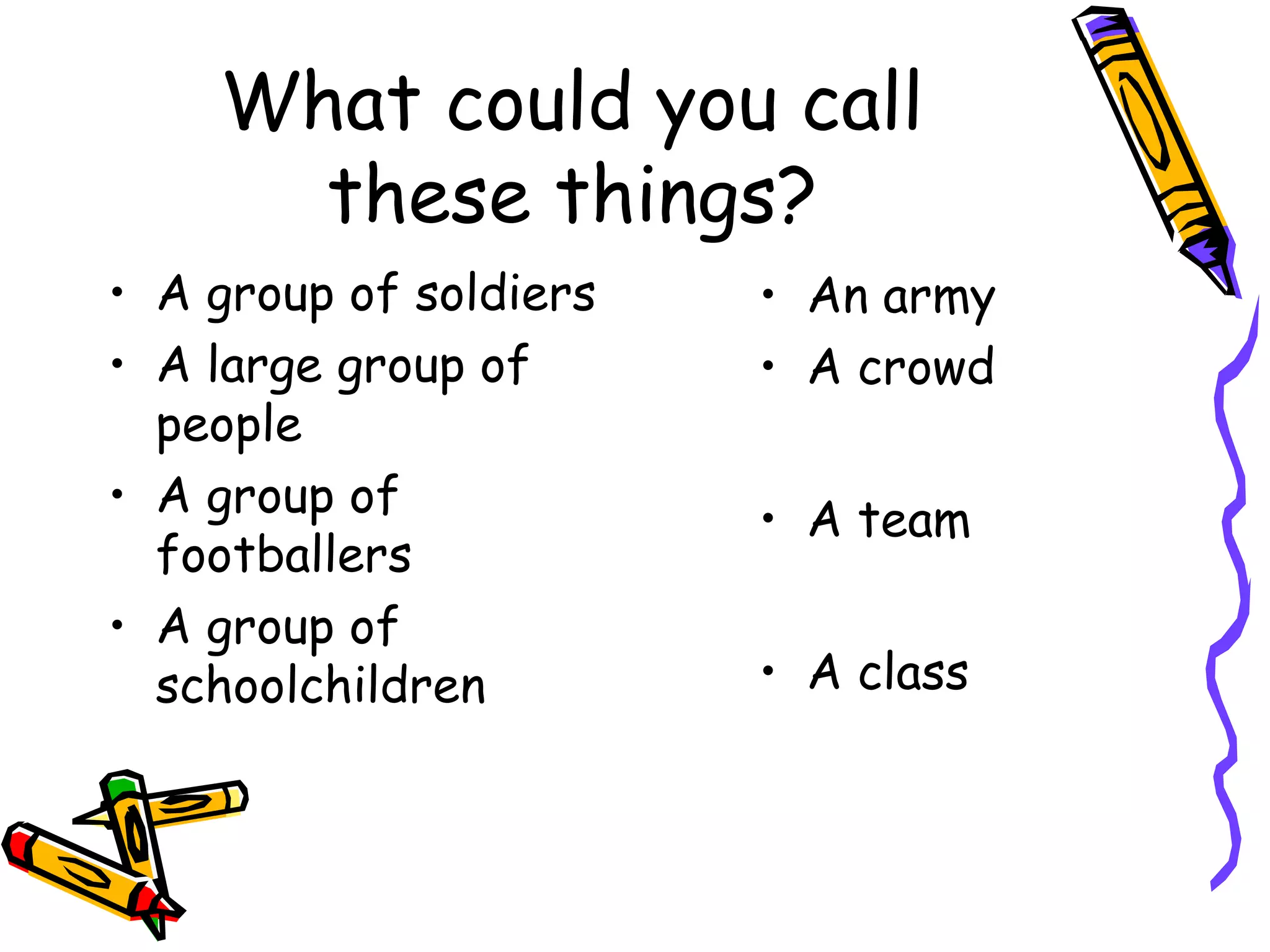 Collective nouns ppt