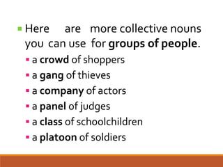 Collective nouns