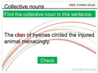 Collective Nouns English Grade 5 PowerPoint Presentation | PPT