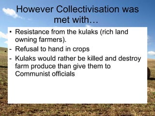 Collectivisation In Russia | PPT