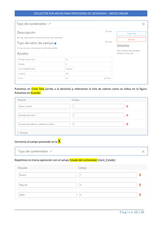 Manual De Instrucciones Para El Uso Del Software Collector De Esri Manual De Instrucciones Para El Uso Del Software Collector De Esri