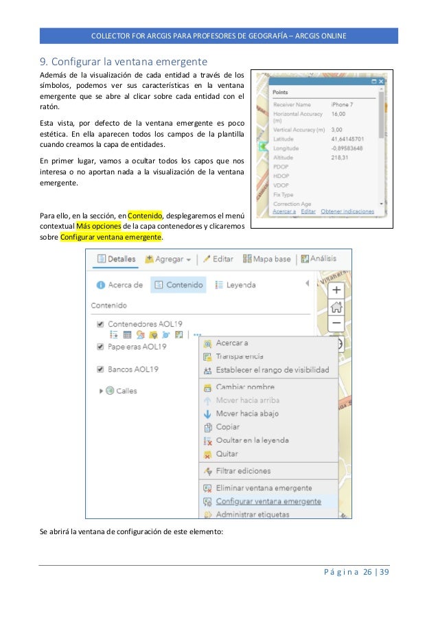 Manual De Instrucciones Para El Uso Del Software Collector De Esri
