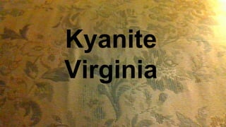 Kyanite
Virginia
 