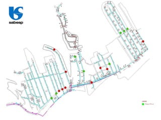 II – PROJETO PILOTO SABESP
Caso SÃO SEBASTIÃO SES REGIÃO CENTRAL
• CADASTRO DE REDES
PLANTA 02 EM ANEXO.
 