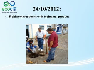 24/10/2012:
• Fieldwork-treatment with biological product
 