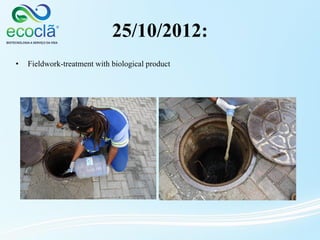 25/10/2012:
• Fieldwork-treatment with biological product
 