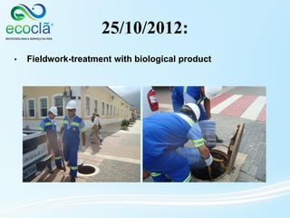 25/10/2012:
• Fieldwork-treatment with biological product
 